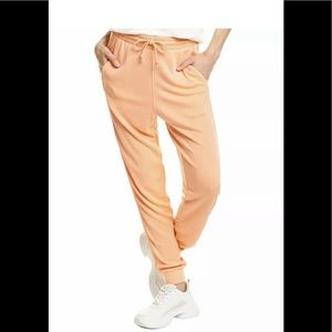 NWT Free People Back Into It Jogger Neon Peach XS/S